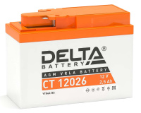 Аккумулятор DELTA CT 12026, 12В 2.5Ач, AGM в Ростове