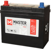 Аккумулятор MASTER BATTERIES Asia  45 Ач, 370 А (55B24R), прямая полярность, тонкие клеммы в Ростове