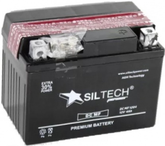 Аккумулятор SILTECH DC MF 12В 12 Ач, 200 А (YTX12-BS) AGM, прямая полярность, сухо-заряженный, с электролитом в Ростове