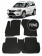 Автоковрики в салон EVA для SKODA Yeti 2009-2018, (лек 33) чёрный ромб c чёрной ёлочкой с серым краем на любые автомобили