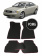 Автоковрики в салон EVA для AUDI A6 C5 (седан) 1997-2004, (лек 154) чёрный ромб c окантовкой красная диагональ на любые автомобили