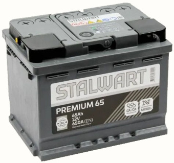 Аккумулятор STALWART Premium 65 Ач, 650 А, прямая полярность в Ростове