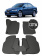 Автоковрики 3D в салон EVA для MAZDA 6 GG (седан) 2002-2008, (лек 304) серая сота c окантовкой чёрная елочка с серым краем на любые автомобили