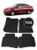 Автоковрики 3D в салон EVA для NISSAN Teana J32 (2-е поколение) 2008-2011, (лек 195) чёрный ромб c чёрной окантовкой на любые автомобили