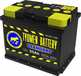 Аккумулятор TYUMEN BATTERY (ТЮМЕНЬ) Standard 55 Ач, 500 А, прямая полярность в Ростове