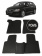 Автоковрики 3D в салон EVA для AUDI A3 (8P) (xетчбэк) (5 дверей) 2003-2013, (лек 330) чёрный ромб c серой окантовкой на любые автомобили
