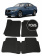 Автоковрики 3D в салон EVA для MAZDA 6 GJ (седан) 2012-2018, (лек 190) чёрный ромб c чёрной окантовкой на любые автомобили