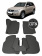 Автоковрики 3D в салон EVA для SUZUKI Grand Vitara (3-е поколение) (5 дверей) 2006-2016, (лек 415) серая сота c чёрная елочка с серым краем на любые автомобили
