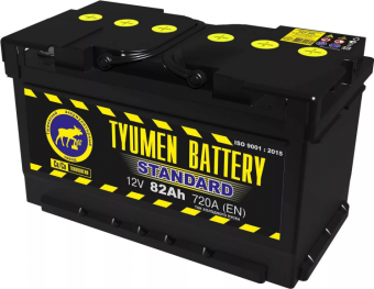 Аккумулятор TYUMEN BATTERY (ТЮМЕНЬ) Standard 82 Ач, 720 А Ca/Ca, низкий, обратная полярность в Ростове