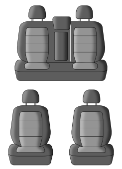 Авточехлы для CHEVROLET Cruze -1, 10.2008-10.2015, РЗС6040, 2П+1Г Дублин Жаккард Чёрный / Ёж Красный (арт. 30586la) в магазине Автоатрибут