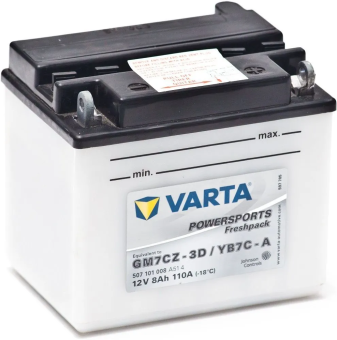 Аккумулятор VARTA Powersport FP 12В, 8 Ач, 110 А (YB7-A), болтовые клеммы в Ростове