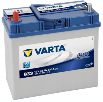 Аккумулятор VARTA Asia Blue Dynamic 45 Ач, 330 А (B33), прямая полярность, тонкие клеммы в Ростове