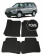 Автоковрики 3D в салон EVA для HONDA CR-V (2-е поколение) 2001-2006, (лек 381) чёрный ромб c чёрной окантовкой на любые автомобили