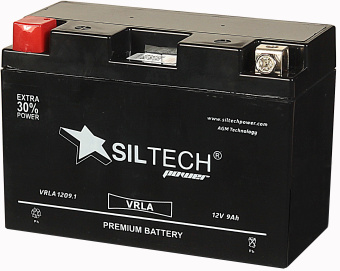 Аккумулятор SILTECH  12В 9 Ач, 120 А (YT9B-4.YT9B-BS), VRLA, прямая полярность в Ростове