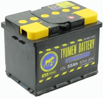 Аккумулятор TYUMEN BATTERY (ТЮМЕНЬ) Standart 55 Ач, 525 А, обратная полярность в Ростове