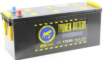 Аккумуляторы аккумулятор tyumen battery (тюмень) standart 132 ач, 960 а, agm, российская полярность, конусные клеммы в Ростове