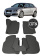 Автоковрики 3D в салон EVA для AUDI A3 (2-е поколение) (xетчбэк) (5 дверей) 2003-2013, (лек 491) серая сота c чёрная елочка с серым краем на любые автомобили