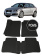Автоковрики 3D в салон EVA для AUDI A3 (2-е поколение) (xетчбэк) (5 дверей) 2003-2013, (лек 491) чёрный ромб c чёрной окантовкой на любые автомобили
