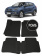 Автоковрики 3D в салон EVA для HYUNDAI ix35 (1-е поколение) 2010-2016, (лек 100) чёрный ромб c чёрной окантовкой на любые автомобили