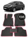 Автоковрики в салон EVA для OPEL Corsa D (4-е поколение) 2006-2011, (лек 218) чёрный ромб c красной окантовкой на любые автомобили