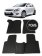 Автоковрики 3D в салон EVA для HYUNDAI i30 (1-е поколение, рестайлинг) (FD) 2010-2011, (лек 567) чёрный ромб c серой окантовкой на любые автомобили