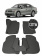 Автоковрики 3D в салон EVA для VOLKSWAGEN Passat B7 (седан) 2011-2015, (лек 324) серая сота c окантовкой чёрная елочка с серым краем на любые автомобили
