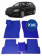 Автоковрики 3D в салон EVA для AUDI A3 (8P) (xетчбэк) (5 дверей) 2003-2013, (лек 330) синий ромб c фиолетовой окантовкой на любые автомобили