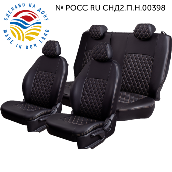 Авточехлы для CHEVROLET Niva -1, 09.2014-03.2016, (рестайл.), РЗСиС60/40, 2Г Турин ст Ромб "Илана+Орегон" Чёр / Чёр / Беж / Беж (арт. 310398la) в магазине Автоатрибут