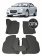 Автоковрики 3D в салон EVA для ГАЗ Volga Siber 2008->, (лек 394) серая сота c чёрная елочка с серым краем на любые автомобили