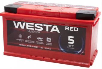 Аккумулятор WESTA Red 100 Ач, 900 А, обратная полярность в Ростове